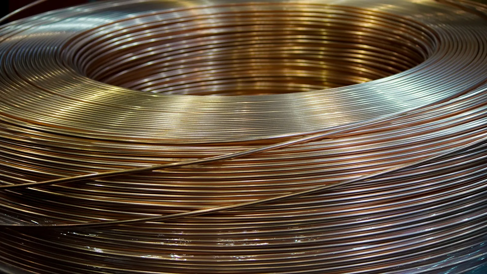 Coil of copper wire